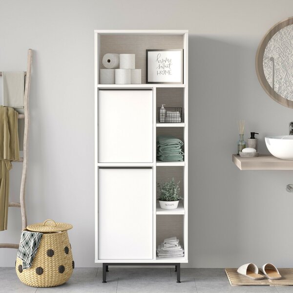 Hanah Home Fürdőszoba szekrény Fehér On10C-W
