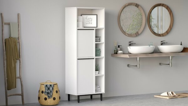 Hanah Home Fürdőszoba szekrény Fehér On10C-W