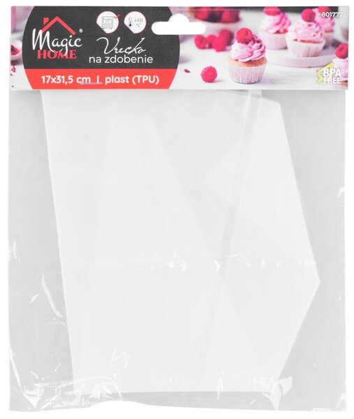 MagicHome cukrász díszítő zacskó, 17 x 31,5 cm