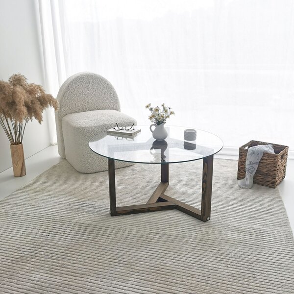 Hanah Home Coffee Table Walnut Miro - Walnut