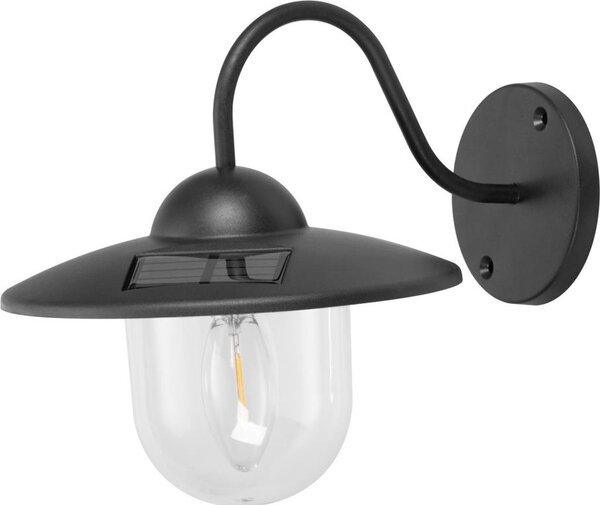 Lámpa Strend Pro Garden, szolár, fali/kerítés lámpa, 1x LED, 23,5x18x20 cm