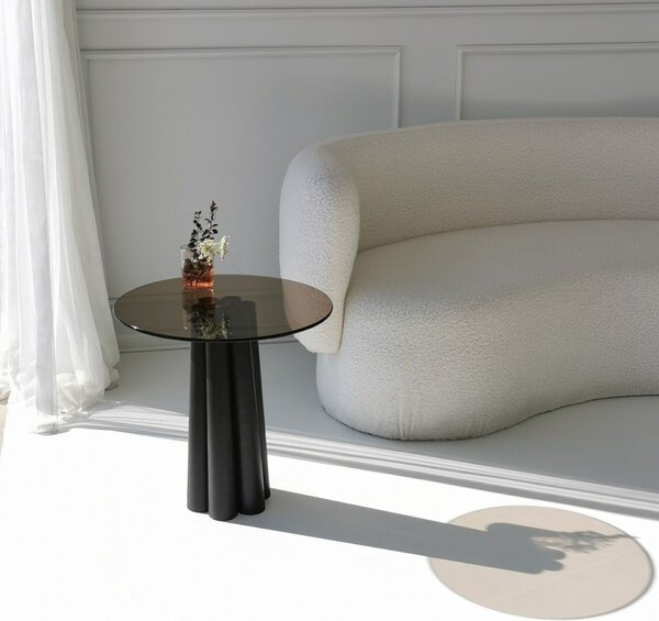 Hanah Home Dohányzóasztal Fekete Bronz Thales - Fekete, Bronz
