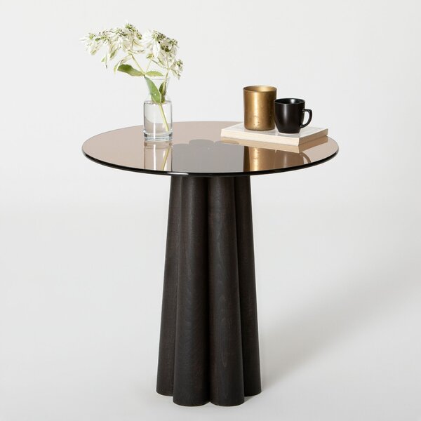 Hanah Home Dohányzóasztal Fekete Bronz Thales - Fekete, Bronz