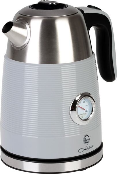 Vízforraló MagicHome, Laria, 1850-2200 W, 230 V, 50 Hz, 1,7 l, hőmérővel