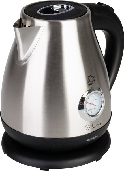 Vízforraló MagicHome, Madira, 1850-2200 W, 230 V, 50 Hz, 1,7 l, hőmérővel