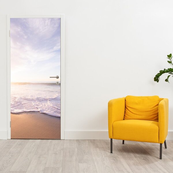Fotótapéta ajtóra - Homokos tengerpart (95x205cm)