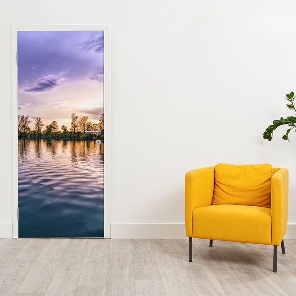 Fotótapéta ajtóra - Tó (95x205cm)