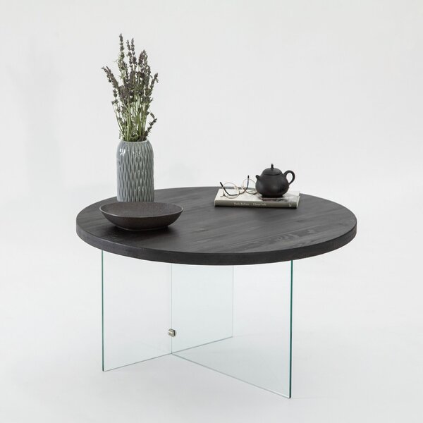 Hanah Home Coffee Table Anthracite Transparent Serenity - Anthracite, Transparent