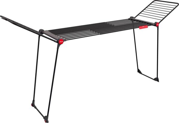 Szárító Vileda Infinity FLEX, ruhaszárító, fekete, összecsukható, 30 m