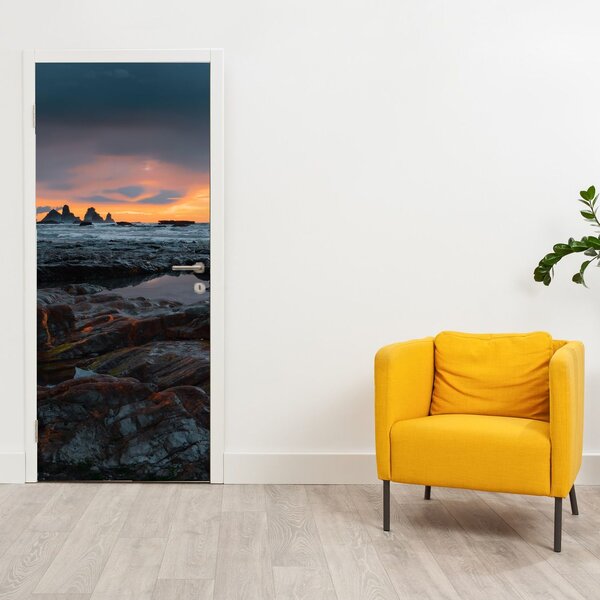 Fotótapéta ajtóra - Új-Zéland tájképe (95x205cm)