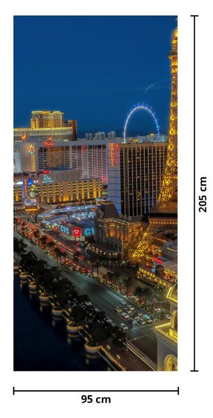 Fotótapéta ajtóra - Las Vegas (95x205cm)