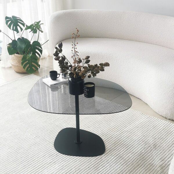 Hanah Home Coffee Table Dark Grey Black Soho - Dark Grey, Black