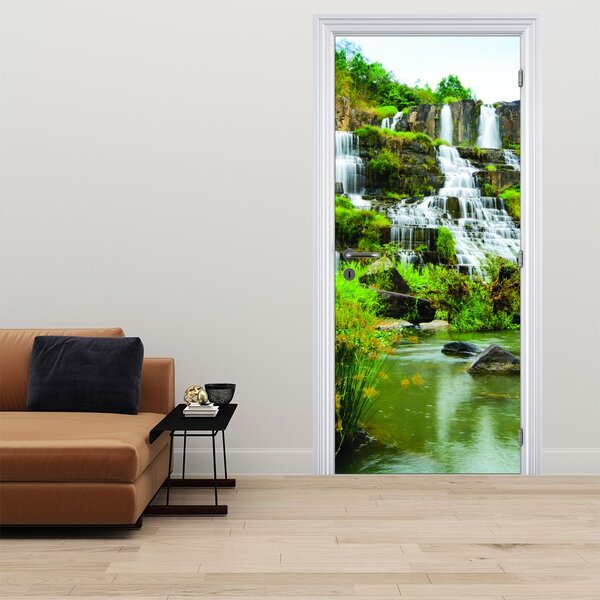 Fotótapéta ajtóra - Vízesések (95x205cm)