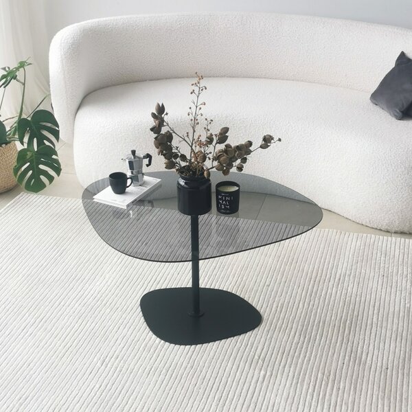 Hanah Home Coffee Table Dark Grey Black Soho - Dark Grey, Black