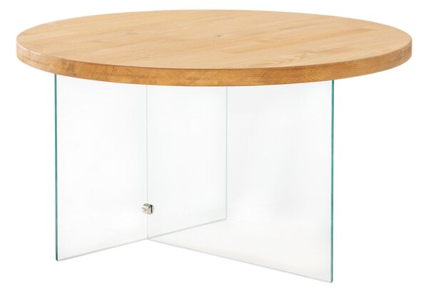 Hanah Home Dohányzóasztal Transparent Oak Serenity - Átlátszó, Tölgy