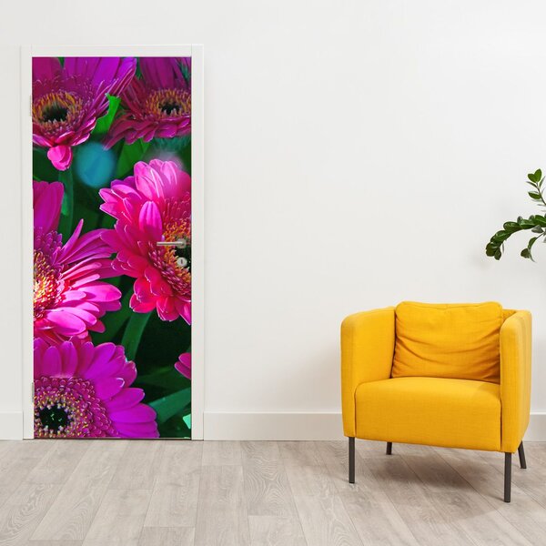 Fotótapéta ajtóra - Virágok (95x205cm)