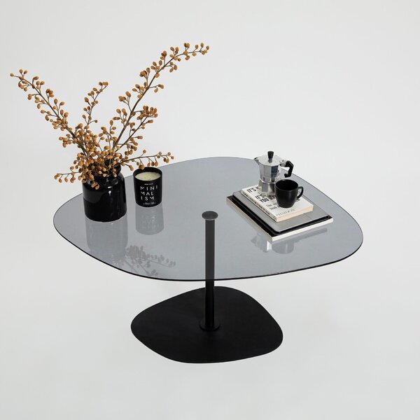 Hanah Home Coffee Table Dark Grey Black Soho - Dark Grey, Black
