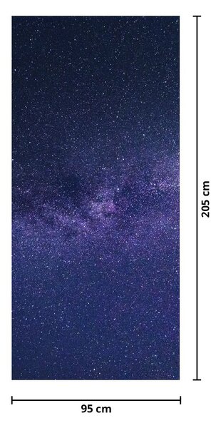 Fotótapéta ajtóra - Galaxis (95x205cm)