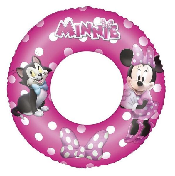 Úszógumi Bestway® 91040, Minnie, gyerek, felfújható, vízbe, 56 cm