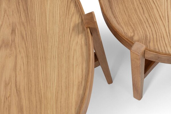 Hanah Home Coffee Table Oak Ren 60 - Oak