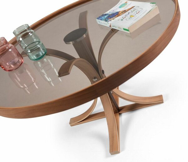 Hanah Home Dohányzóasztal Walnut Boston - Walnut