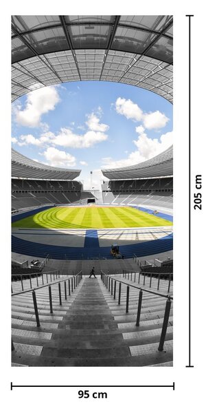 Fotótapéta ajtóra - Futballstadion (95x205cm)