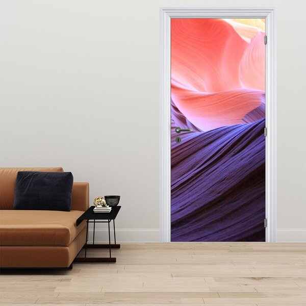 Fotótapéta ajtóra - Színes homok (95x205cm)