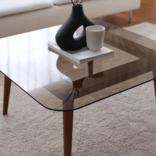 Hanah Home Bronz Smart Dohányzóasztal