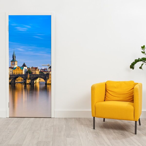 Fotótapéta ajtóra - Károly híd (95x205cm)