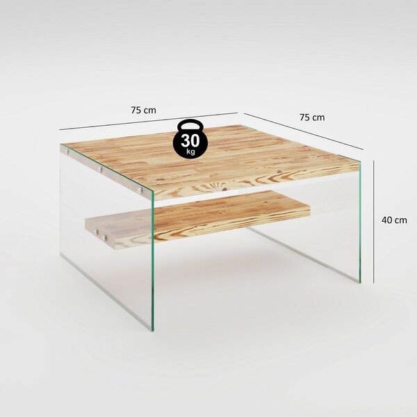 Hanah Home Coffee Table Oak Niagara S101