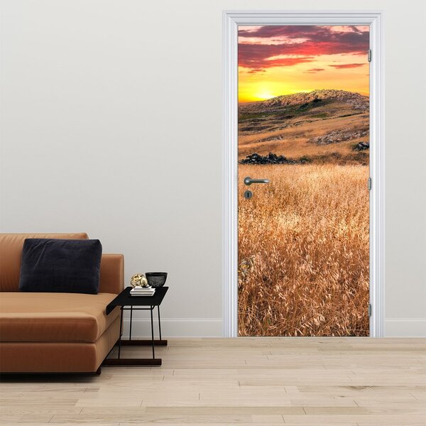 Fotótapéta ajtóra - Mező (95x205cm)