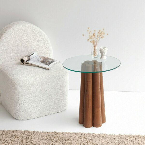 Hanah Home Coffee Table Walnut Pianeta