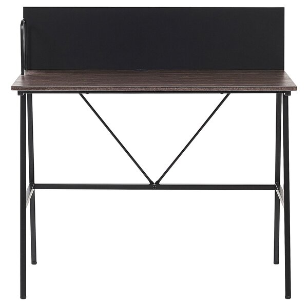 Íróasztal HASTINGS Barna/fekete 100 cm 52 cm