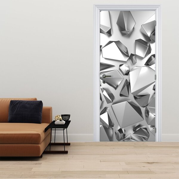 Fotótapéta ajtóra - 3D absztrakció (95x205cm)