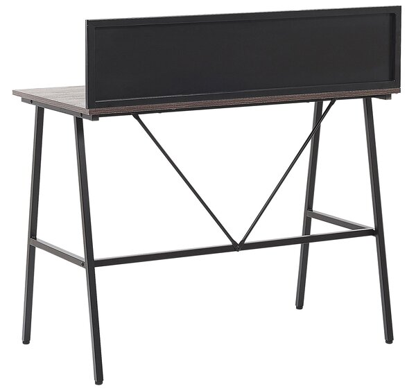 Íróasztal HASTINGS Barna/fekete 100 cm 52 cm
