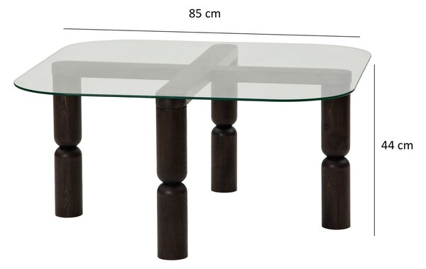 Hanah Home Kei dohányzóasztal, antracit - antracit