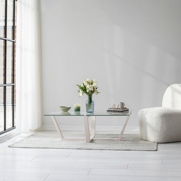 Hanah Home Dohányzóasztal Fehér Amalfi - Fehér