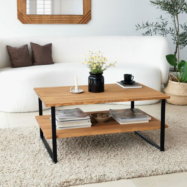 Hanah Home Neta Dohányzóasztal, Tölgy
