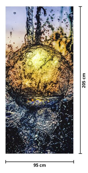Fotótapéta ajtóra - Víz (95x205cm)