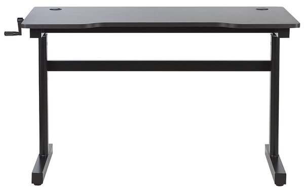 Manuálisan állítható gamer asztal DURBIN Fekete 120 cm 60 cm RGB LED