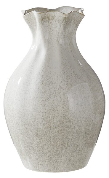 SELINA kerámia váza 35 cm, fehér