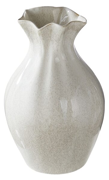 SELINA kerámia váza 35 cm, fehér