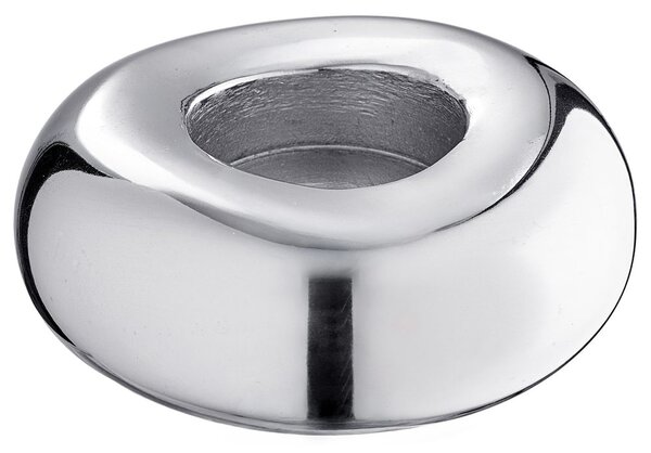 CHROME gyertyartó 9,5cm , ezüst