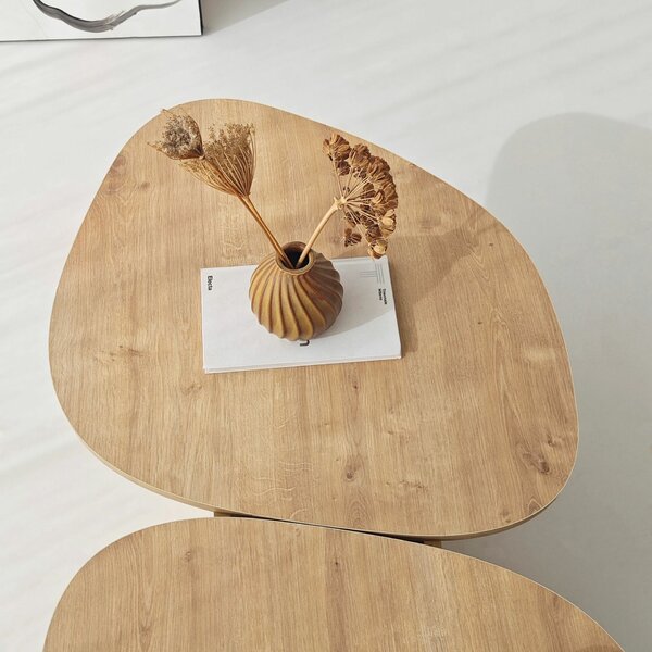 Hanah Home dohányzóasztal, Sapphire Oak Stones - Sapphire Oak