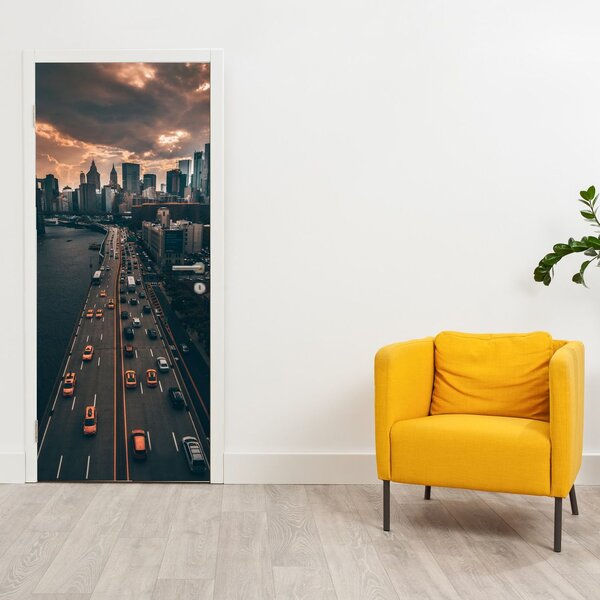 Fotótapéta ajtóra - Manhattan (95x205cm)