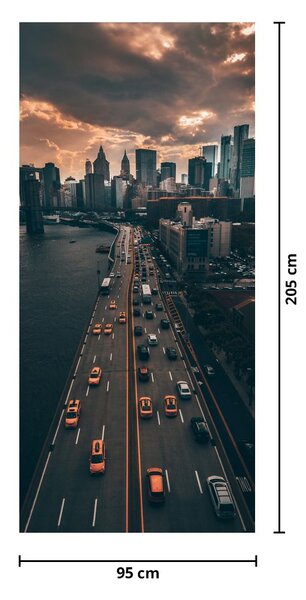 Fotótapéta ajtóra - Manhattan (95x205cm)