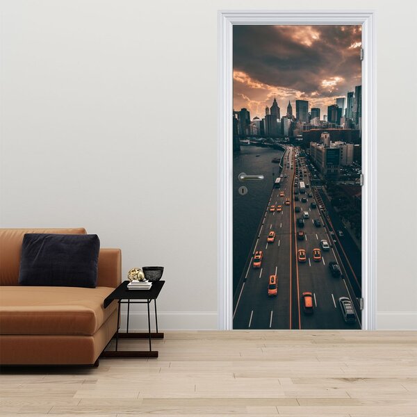 Fotótapéta ajtóra - Manhattan (95x205cm)