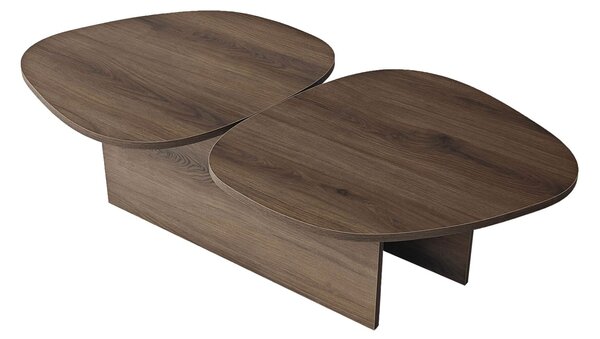 Hanah Home Walnut Stones dohányzóasztal - dió