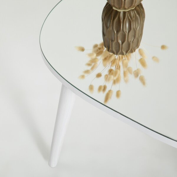 Hanah Home Coffee Table White Gusto - White