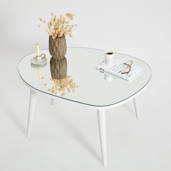 Hanah Home Coffee Table White Gusto - White